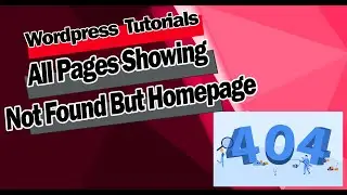 All pages showing Page Not Found Error except Homepage - Wordpress