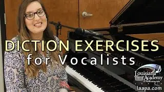 Diction Exercises for Vocalists