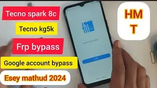 Tecno Spark 8C FRP Bypass | Tecno (KG5k) Google Account Bypass Without Pc | New Solution 2024 ❤️