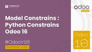 Model Constrains: Python Constrains in Odoo 16 | @api.constrains | Odoo 16 Development Tutorial