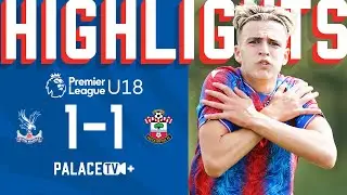 DERRY OVERHEAD KICK VOLLEY 🤯🦅 | Palace 1-1 Southampton U18s Highlights