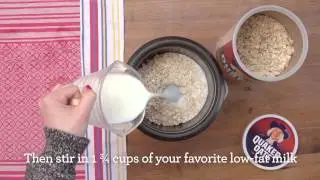 How to Make Rice Cooker Oatmeal | Quaker