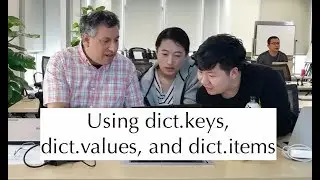 Python standard library: dict.keys, dict.values, and dict.items