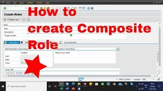 How to create Composite Role in Sap Security | ECC  14