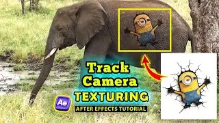 Texturing of complex surface with Lockdwon plugin Tracking anything After Effects tutorial