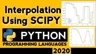 INTERPOLATION IN PYTHON USING SCIPY | INTERP1D | | PYTHON TUTORIAL