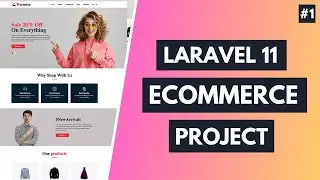 Laravel ecommerce project hindi tutorial | Installation and Setup | Part-1 | Laravel 11 tutorial