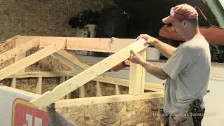 How To Build A Shed - Part 3 Building & Installing Rafters