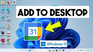 How to Add Google Calendar to Desktop Windows 11