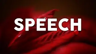 Speech background music