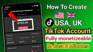 How To Create USA, UK TikTok Account 2024 | Create Free International TikTok Account