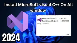 how to install Microsoft visual c++ on window in hindi