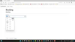 Display Time Only Select List in ASP.NET CORE