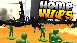 Flamethrowers Vs. Emperor Scorpions! - Home Wars Gameplay