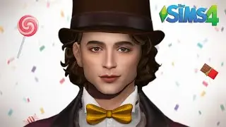 Timothée Chalamet as Wonka 🍫 🍭 | The Sims 4 CAS + DOWNLOAD LINKS