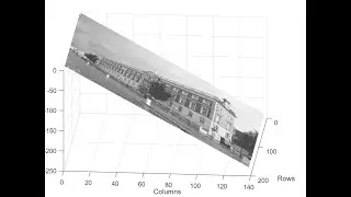 How to rotate an image in the x,y, and z plane in Matlab