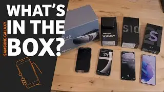 What's in the box? Featuring Samsung Galaxy S21 5G, S10, S7, & S4