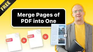 How to Merge Pages of PDF into One | Combine PDF