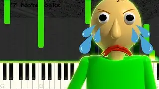 Baldi´s Basics but it's actually sad and emotional