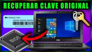 💻 Windows 10 | Como recuperar tu clave / licencia original de fábrica (BIOS)😯 ✅