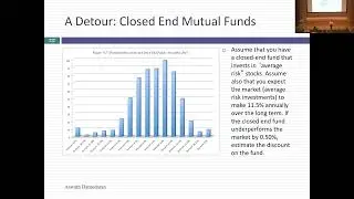 Session 13: More loose ends in valuation