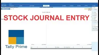 Stock Journal Entry in tally Prime | Transfer of materiales | invontry Voucher | Godown stock entry