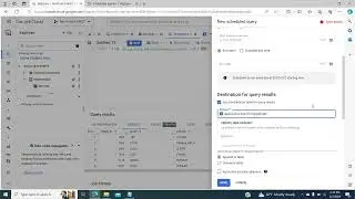 How to setup a scheduled query in BigQuery in Google Cloud