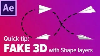 2.5D Animation Using Shape Layers (After Effects Tutorial)