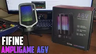 Обзор микрофона FIFINE Ampligame A6V. Лучший микрофон за свои деньги!