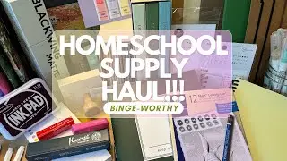 Homeschool Supply Haul 5th Grade!!!