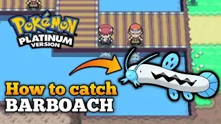 How To Catch Barboach In Pokemon Platinum | Barboach Location