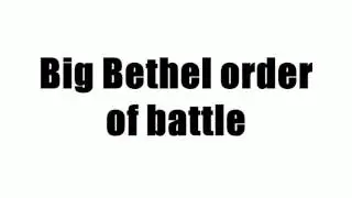 Big Bethel order of battle