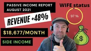 Passive Income Report August 2021 -  AdSense, Websites & Blog Earning Online Revenue & Extra Income