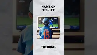 Name on t-shirt ai photo editing 🔥 