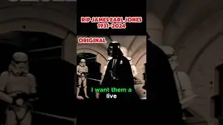 ORIGINAL VS FINAL DARTH VADER VOICE! RIP James Earl Jones a true LEGEND in and out of STAR WARS