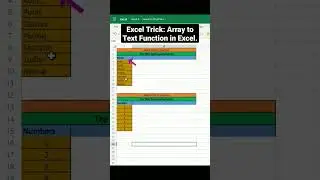 Excel Trick: Array to Text Function in Excel.