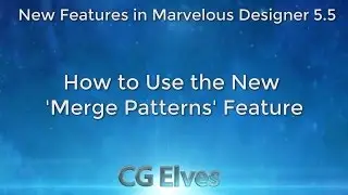 Marvelous Designer 5.5 Tutorial for New Features: Merge Patterns