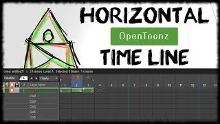 Opentoonz - Horizontal Time Line!