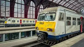 Trains in Brussels and Antwerp | Belgian Railways 🇧🇪 | 2024