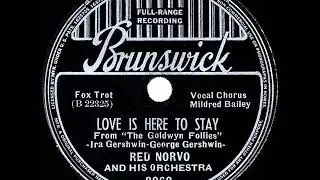 1938 Red Norvo - Love Is Here To Stay (Mildred Bailey, vocal)