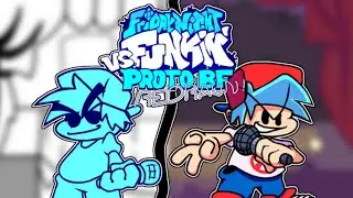 Friday Night Funkin - Vs Proto BF Redrawn/Remake (FNF MODS)