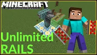 How to get Unlimited Rails | MINECRAFT