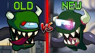 FNF: Vs Impostor V4 - Sussus Toogus, Lights Down, Reactor, Ejected (Old Vs New) (green impostor)