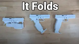 I made a 95% 3D Printed Folding Ghost Gun