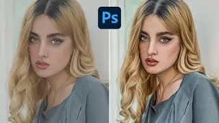 🖌️Turn Photos into Oil Painting - Photoshop Tutorial Short