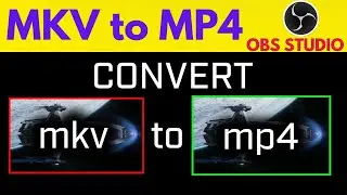 How to change Mkv output to MP4 in OBS Studio -How to change screen recording extension OBS Studio