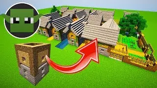 How to make a Town from a Minecraft 5x5 House