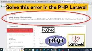 file_put_contents error in the php Laravel 2023 | php Laravel errors