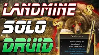 Solo Landmine Druid : Dark and Darker