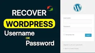 How to Recover WordPress Website Access - Forgot Password or Username (2 Easy Way)